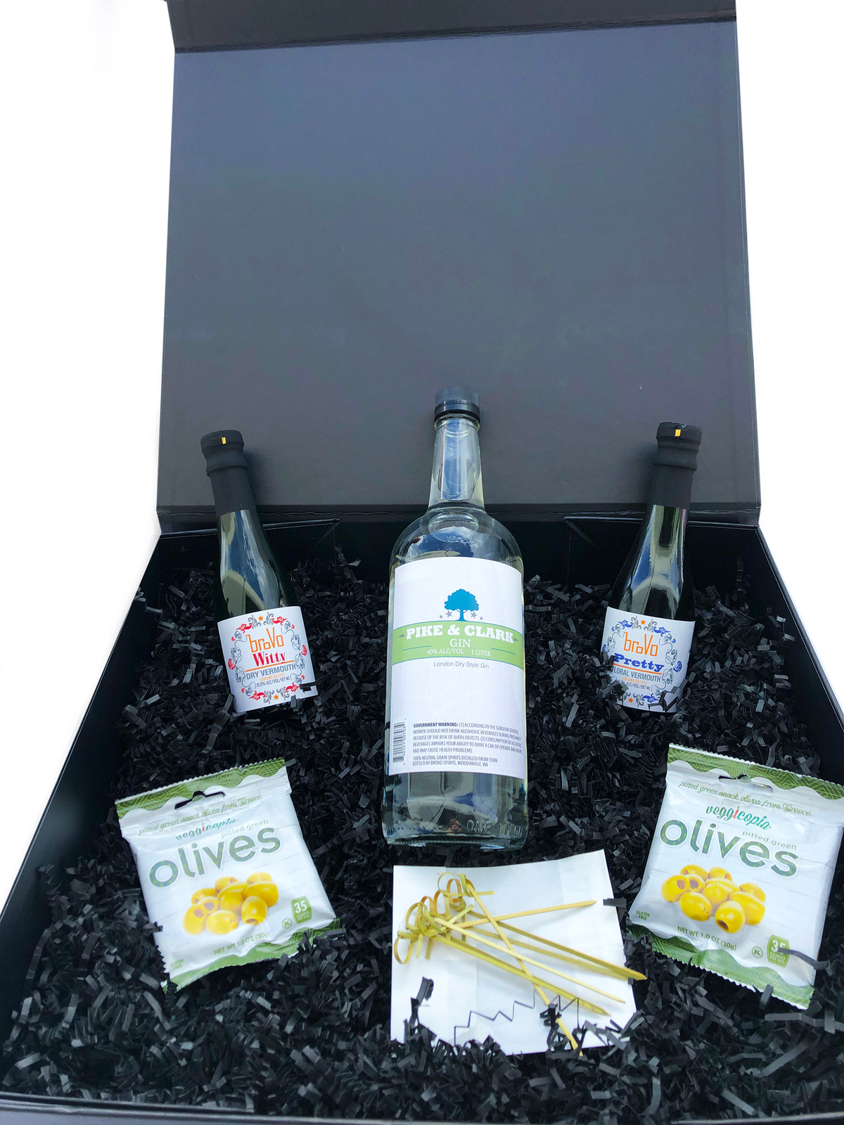 Gin Martini Gift Set – Flask & Field